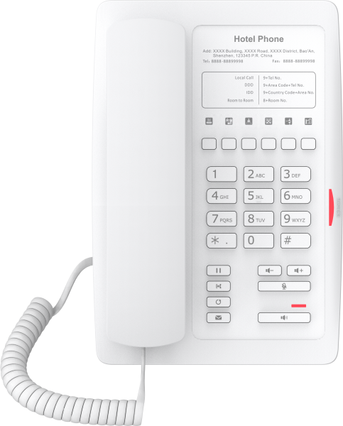 Fanvil H3W-White Hospitality SIP Telefon