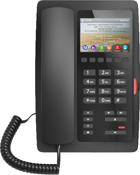 Fanvil H5-Black High-end Hotel SIP Telefon